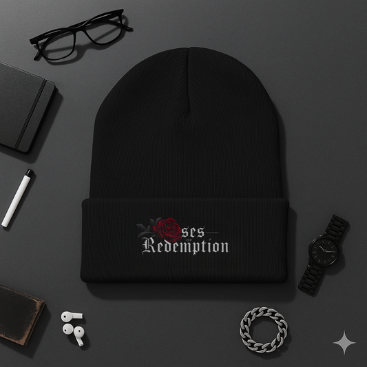 Roses of Redemption Cuffed Beanie - Limited Sanctry Drop I